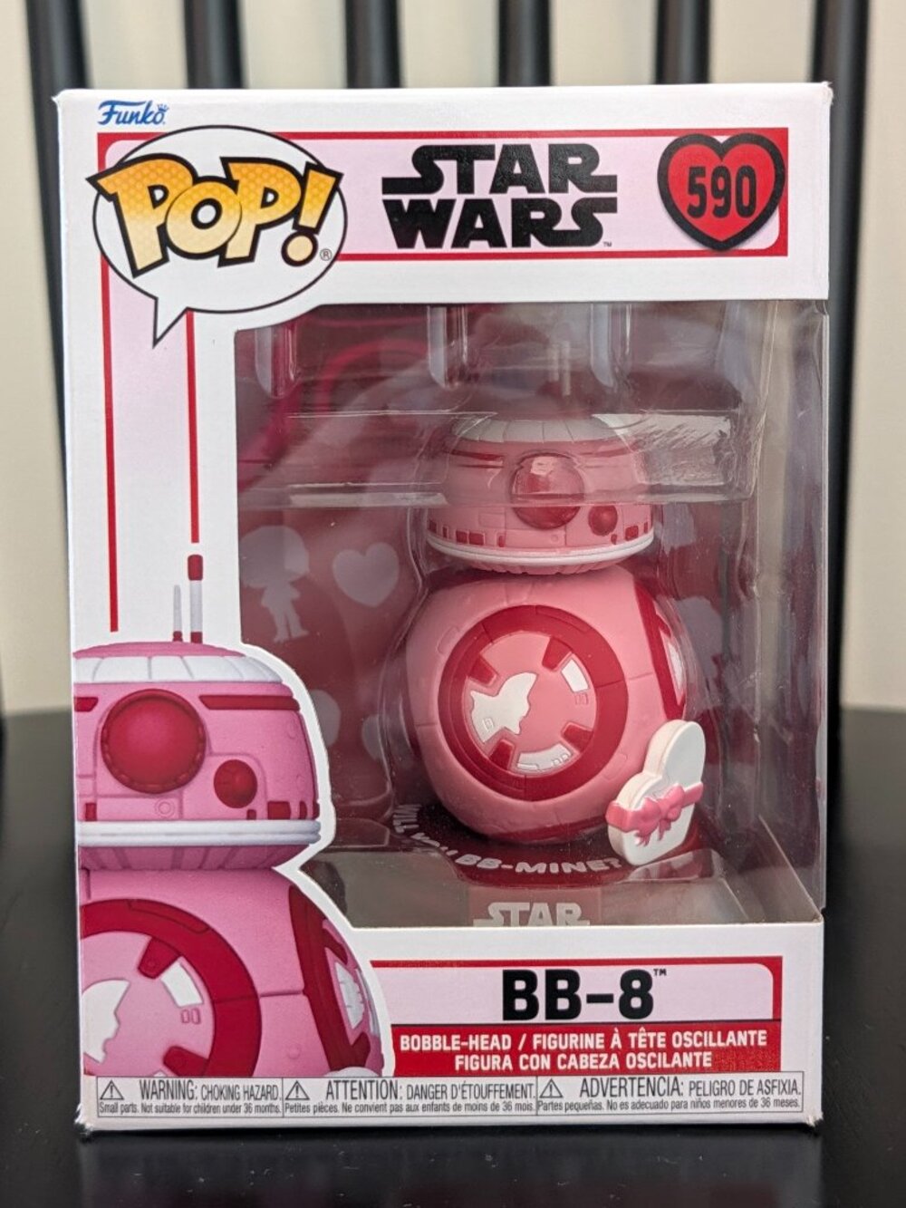 Funko Pop! Star Wars BB-8 #590 Valentine’s Day Pink Bobble-Head